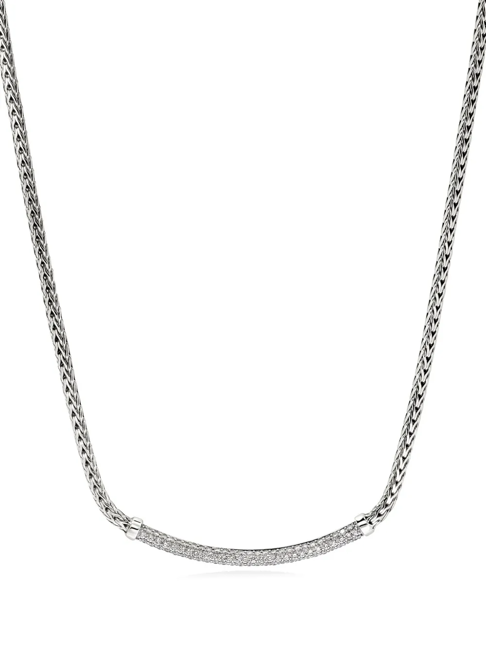 John Hardy JH Essential diamond necklace - Argento