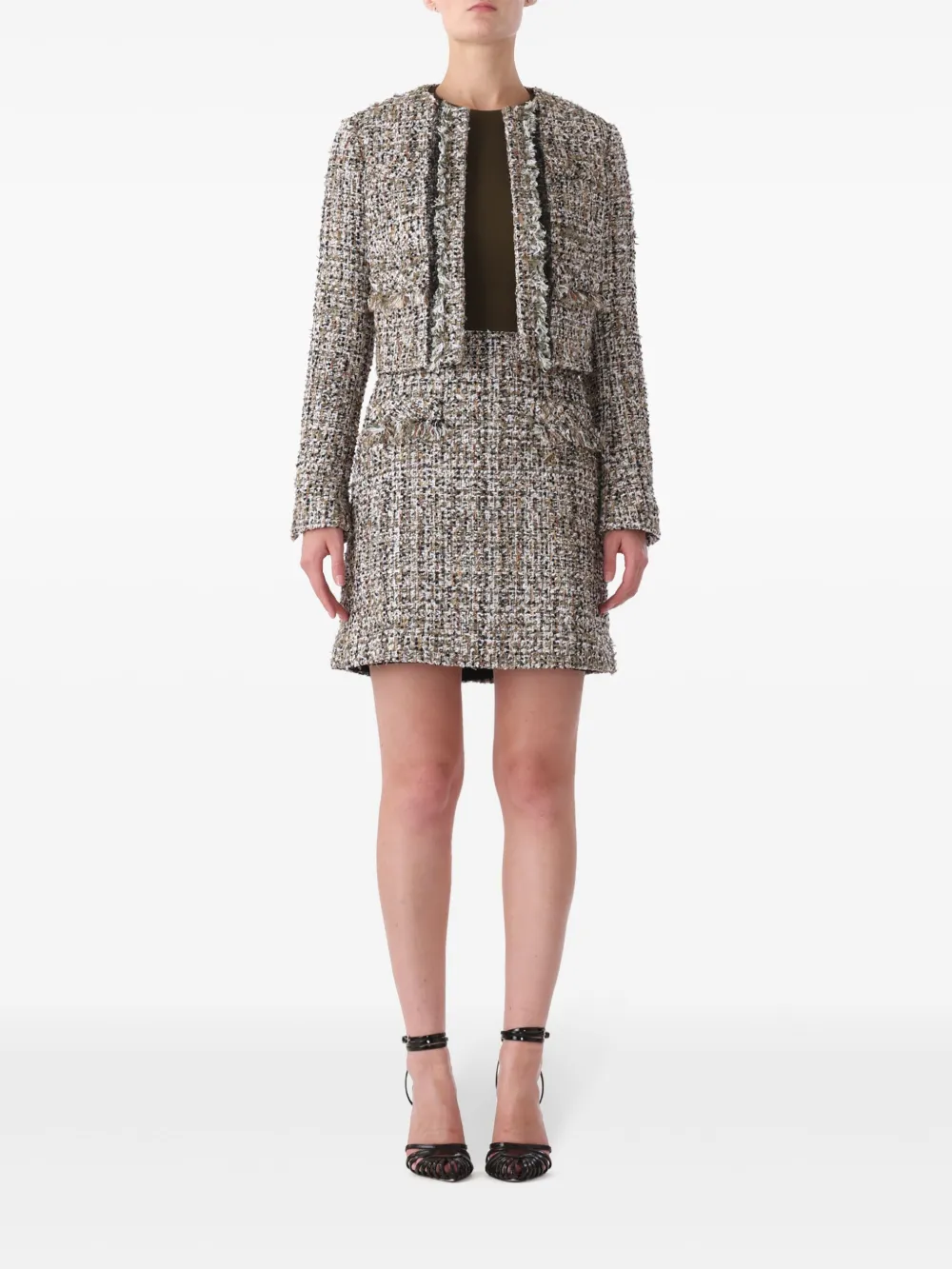Jason Wu Collection cropped jacket - Toni neutri