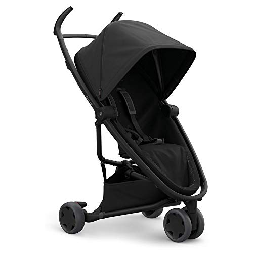 Quinny Zapp Flex, Passeggino Per Bambini Reversibile Fronte Retro, Pieghevole, Reclinabile, 3 Ruote, Nero