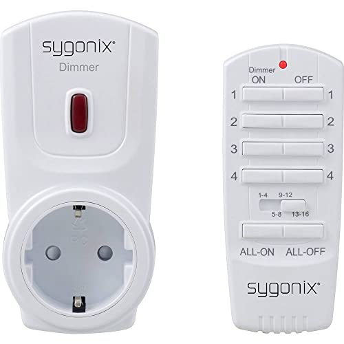 Sygonix Rsl Kit Dimmer Spina Intermedia Potenza Di Commutazione (Max) 300 W Raggio Di Azione Max. (Campo Libero) 70 M