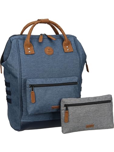Cabaïa - Zaino Con 2 Tasche - Maxi - 25L - Idrorepellente E Con Garanzia A Vita - Elegante Per Uomo E Donna - Ideale Per Scuola, Viaggio E Lavoro - Ce