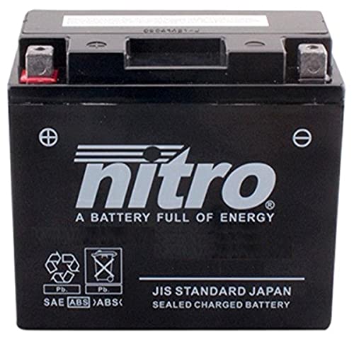 Nitro Yt12B -4 – N-Batteries, Nero (Prezzo, Incl. Euro Deposito 7,50)