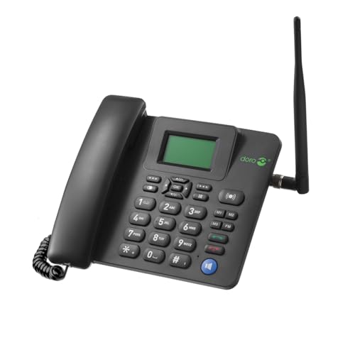 Doro 4100H Telefono A Filo Per Anziani Bluetooth Nero