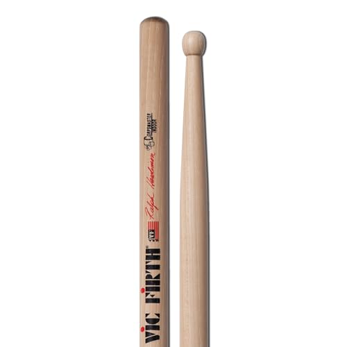 Vic Firth - Bacchette Per Batteria Rullante Da Marcia Serie Corpsmaster® Signature - Ralph Hardimon - 'Indoor' - Punta Di Legno