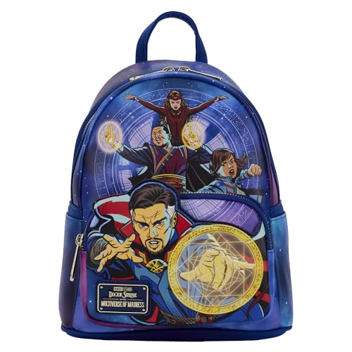 Loungefly Borse, Mochila Doctor Strange Multiverse Of Madness Marvel 26Cm Donna, Multi, Taglia Unica