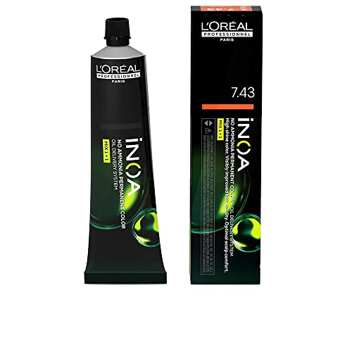 Colore Inoa 7.43 Biondo Rame Dorato 60 Gr, Loreal