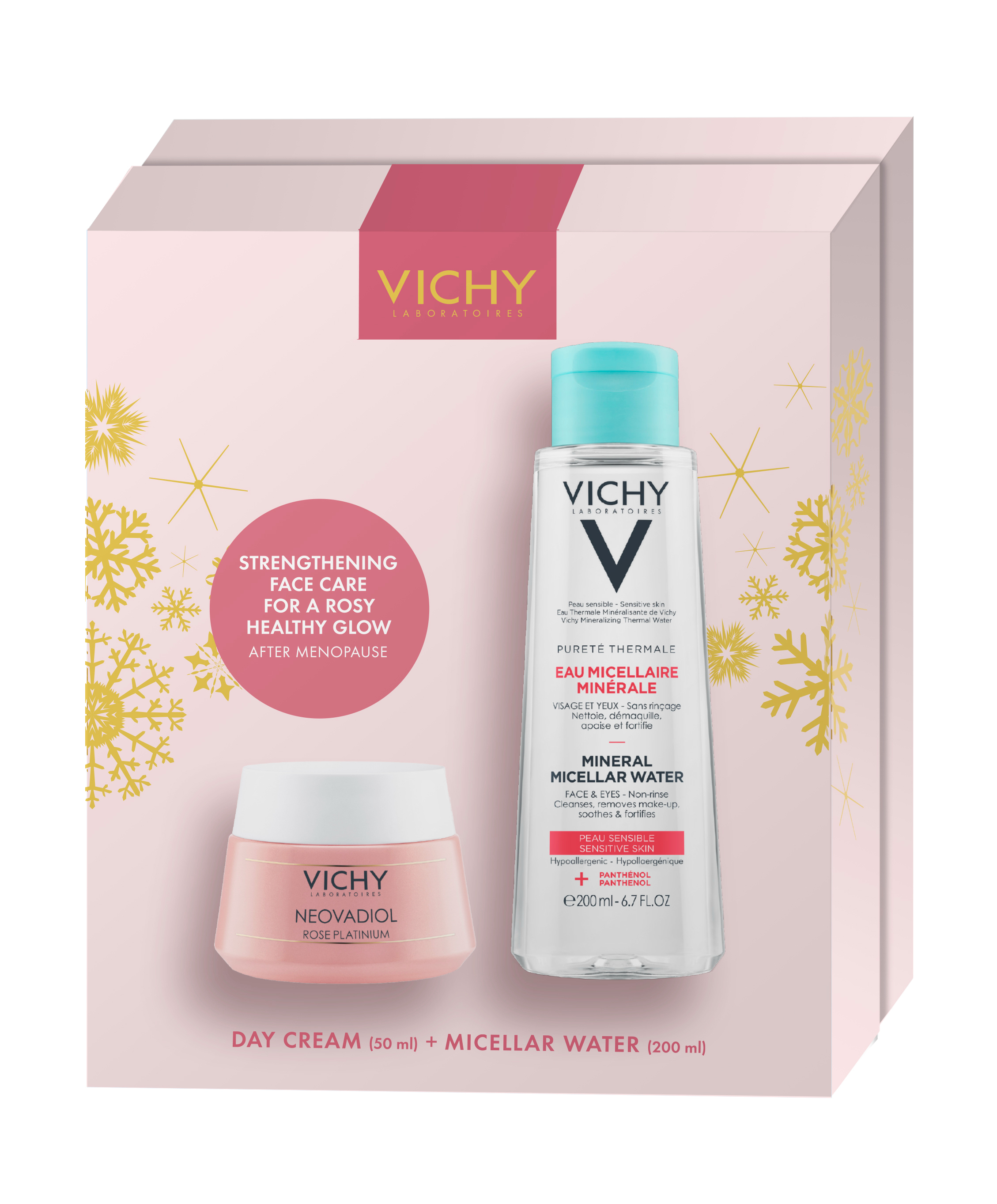 Box Nevadiol Rose Platinum Vichy 2 Pezzi