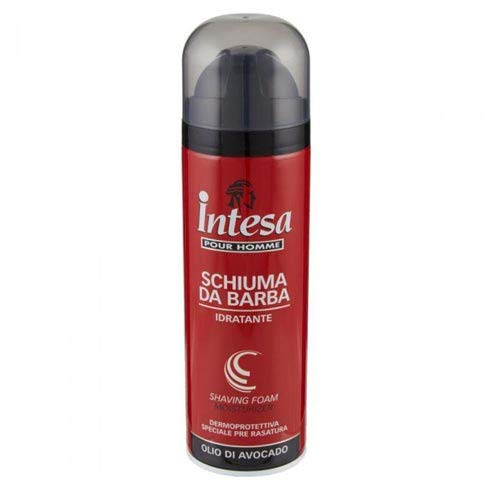 Intesa Pour Homme Schiuma Da Barba Idratante Olio Di Avocado 300 Ml