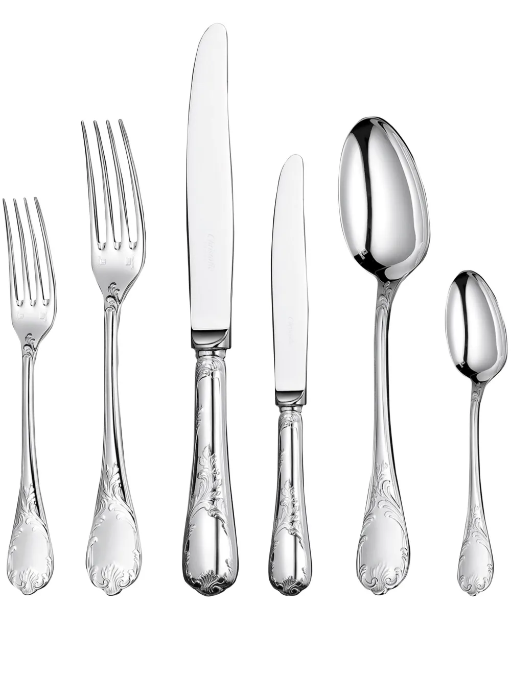 Christofle Marly 36-piece silver-plated flatware set - Argento