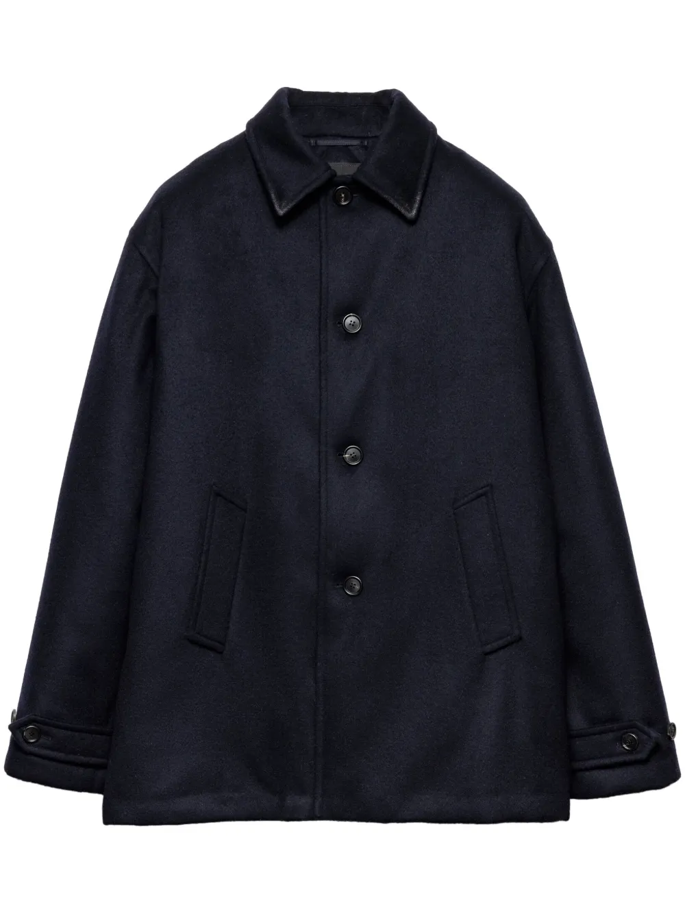 Prada wool caban jacket - Blu