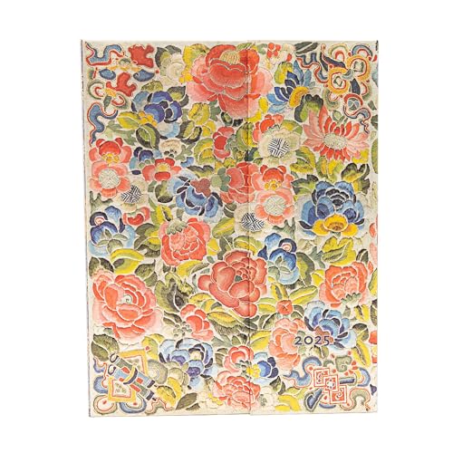 Paperblanks Agende 12 Mesi 2025 | Il Giardino Delle Pere | Ultra | Verticale | Chiusura Magnetica: Tydzień Na Dwóch Stronach, Zamykany Na Magnes, Papi