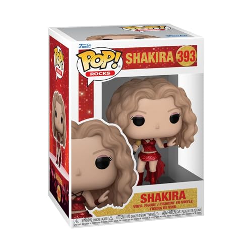 Funko Pop! Rocks: Shakira - (Super Bowl) - Glitter - Figura In Vinile Da Collezione - Idea Regalo - Merchandising Ufficiale - Giocattoli Per Bambini E