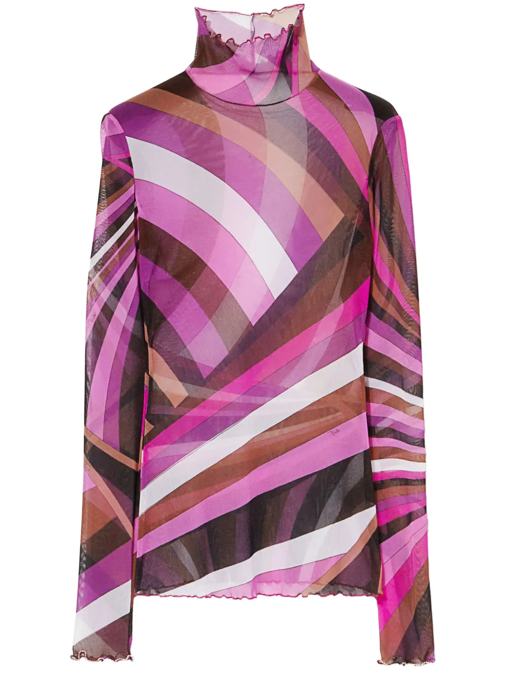 PUCCI Iride-print top - Rosa