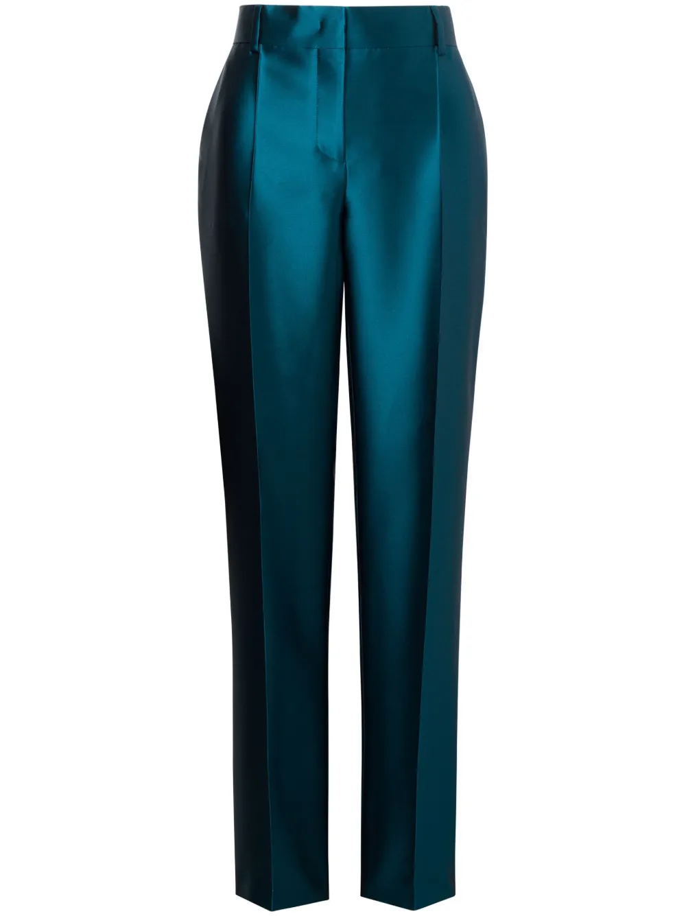 Alberta Ferretti pressed-crease tailored trousers - Blu