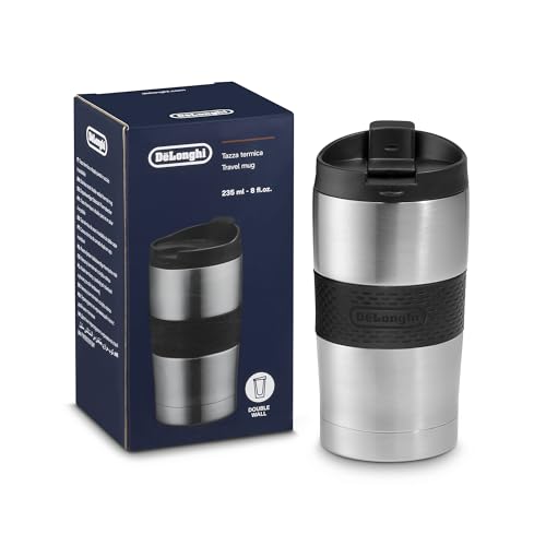 Delonghi Tazza Da Viaggio Termica A Doppia Parete In Acciaio Inossidabile 300Ml
