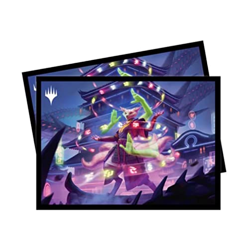 Ultra Pro - March Of The Machine 100Ct Deck Protector Sleeves Ft. Bright-Palm, Soul Awakener For Mag