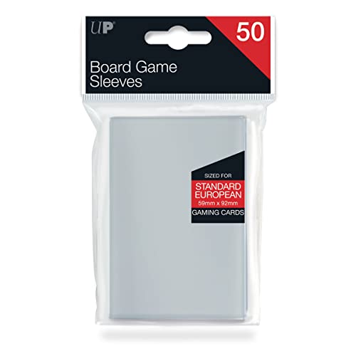 50 Ultra Pro 59 X 92 Eu European Size Boardgame Sleeves - Deck Protector Euro
