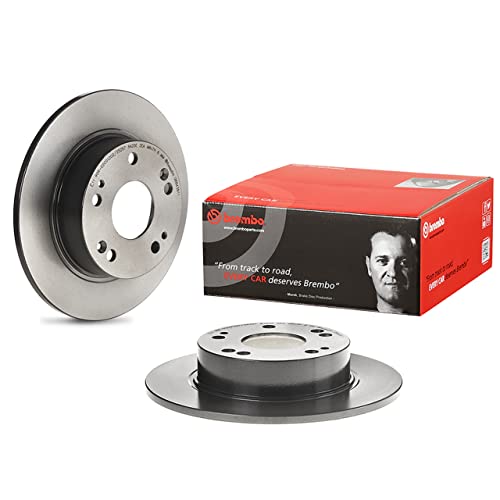 Brembo 08.A636.11 - Disco Freno Con Verniciatura Uv (Set Di 2) - Posteriore