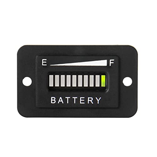 Runleader Led Indicatore Indicatore Batteria, Indicatore Tester Di Scarica Carica Batteria (Bi003-Et-48V)