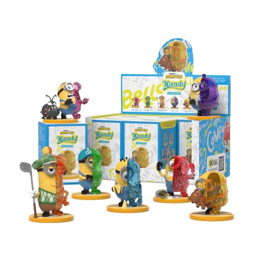 Mighty Jaxx Kandy Minions: Emonions, Blind Box Di 6 Action Figure Da Collezione, Senza Doppioni, In Confezione Sigillata