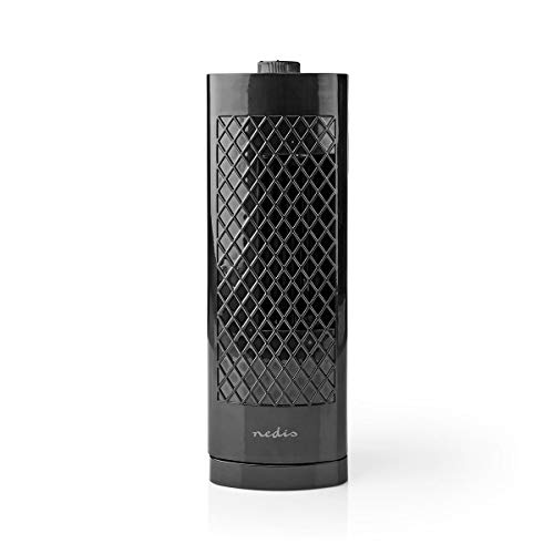 Ventilatore Da Tavolo | Alimentatore Di Rete | Diametro: 300 Mm | 25 W | Funzione Girevole | 3 Velocità | Nero