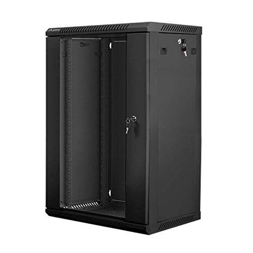Lanberg - Rack Cabinet - Lanberg Wall-Mounted Rack 19'' Demounted Flat Pack 22U/600X450Mm Black