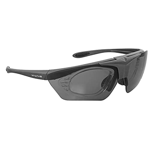 M-Wave Rayon In-Sight, Occhiali Da Unisex-Adulto, Antracite Scuro Opaco, Taglia Unica