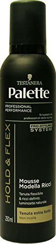 6 X Palette Mousse Capelli Hold&Flex Ricci Extraforte 250 Ml