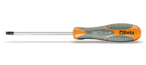 Beta 1297Tx 27 - Chiavi Maschio Con Impugnatura, Per Viti Con Impronta Torx Cromate, Punte Nere