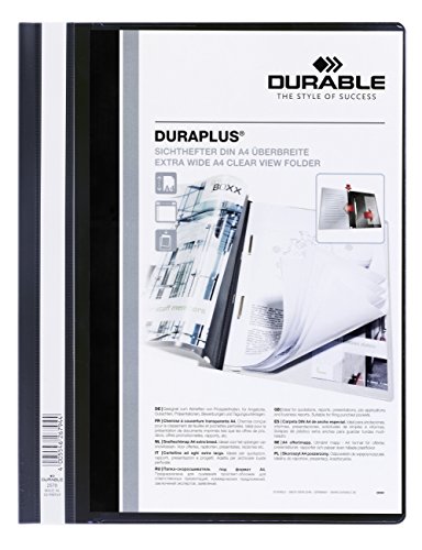 Durable C.Fastener Dossier Con Identificatore Portanome, Nero