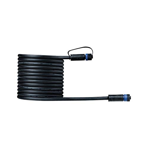 Paulmann 94276 - Cavo Plug & Shine Ip68, 5 M, Con Presa Di Collegamento, Colore: Nero