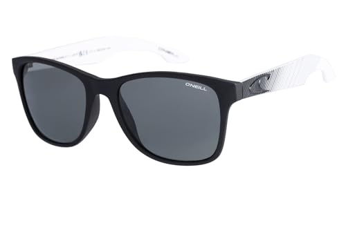 O'Neill Shore 2.0 - Occhiali Da Sole, Colore: Nero/Bianco Opaco, Nero Opaco/Bianco., Taglia Unica