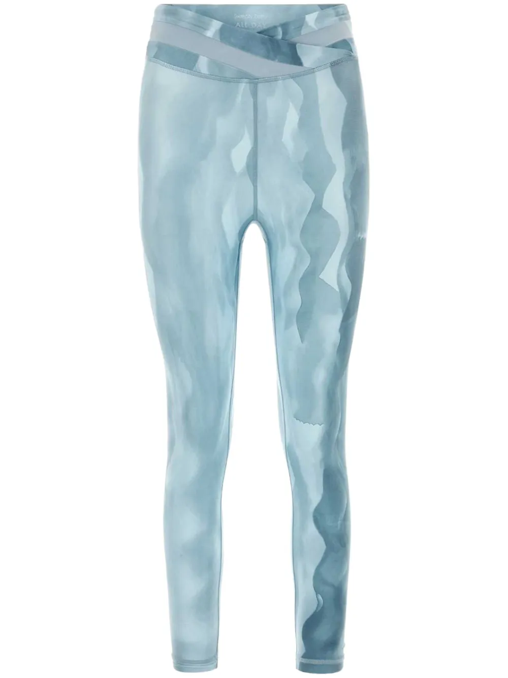 Sweaty Betty abstract-print leggings - Blu