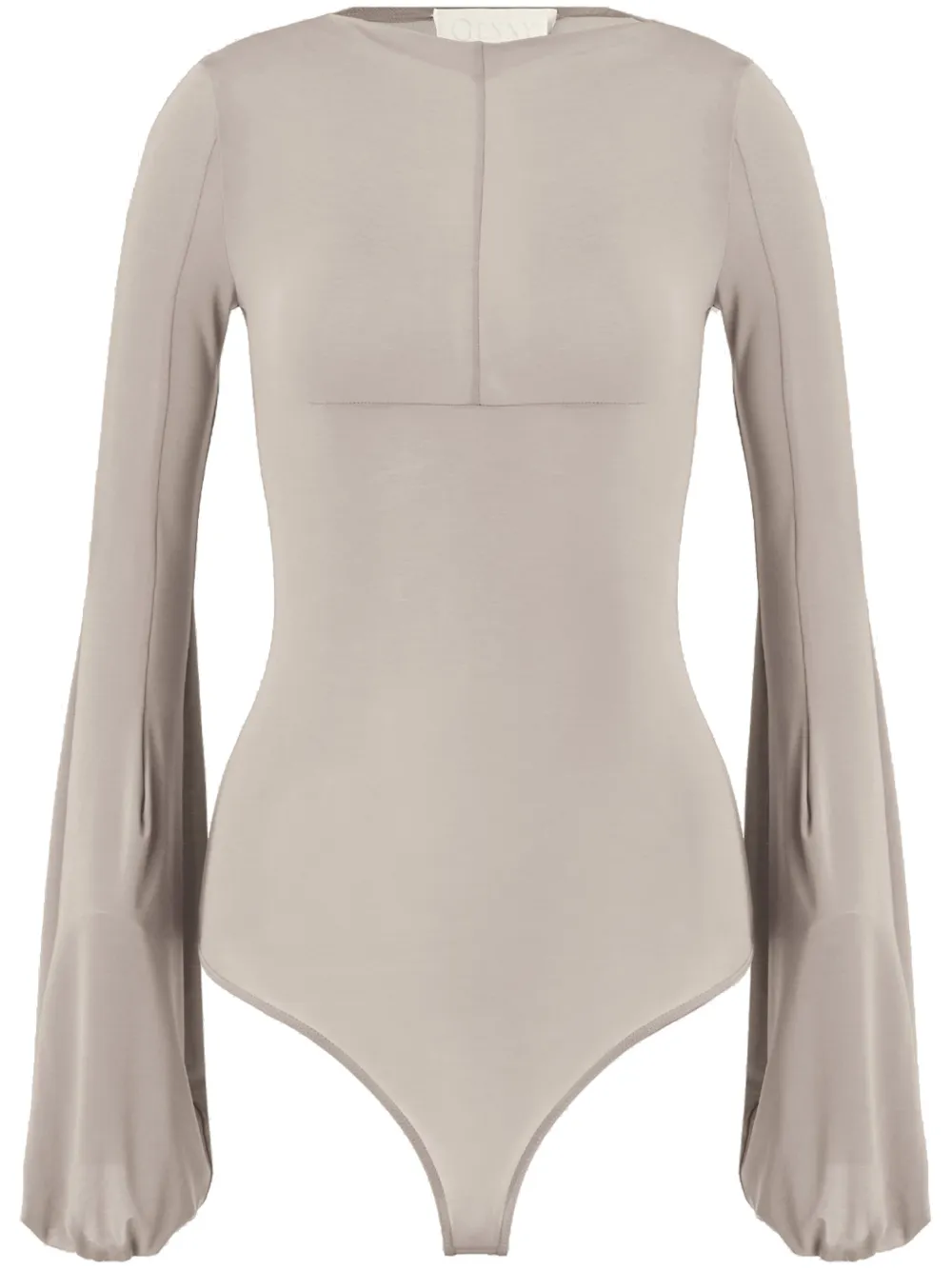 Genny puff-sleeve bodysuit - Toni neutri