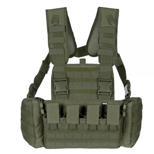 Mfh Chest Rig Mission Oliv, Oliva, Taglia Unica