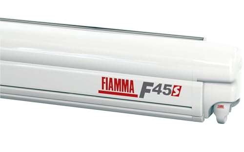 Fiamma F45S Polar White 350 Cm Royal Grey Protezione Solare Per Veicoli, Roulotte