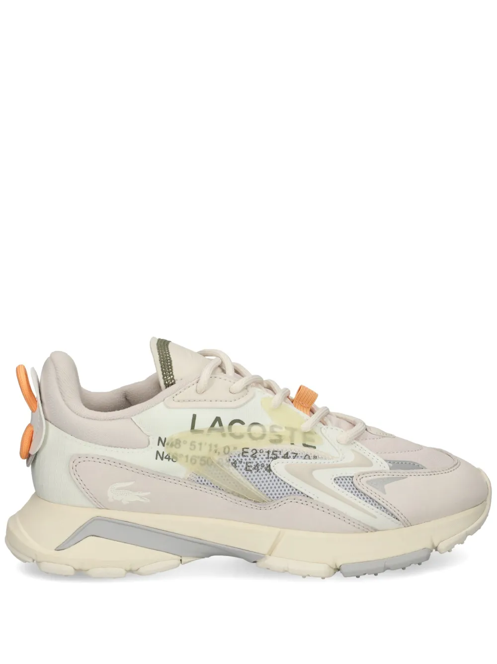 Lacoste embossed logo trainers - Bianco