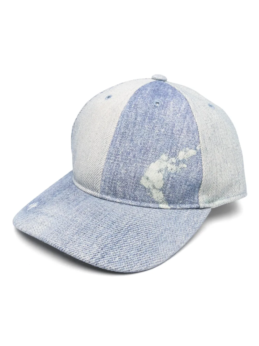 OUR LEGACY denim-print cap - Blu