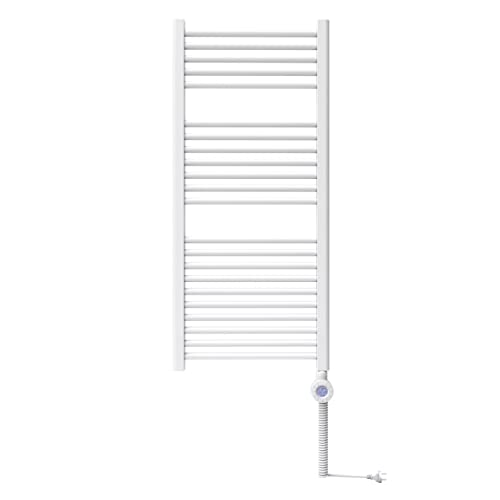 Bosch - Heat Radiator 4500 - Radiatore Da Bagno Elettrico, Dimensioni 1110X500 Mm, 500 Watt, Scaldasalviette Con Cronotermostato Integrato, Bianco