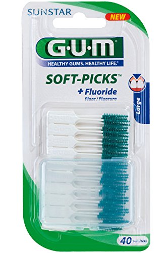 Gum Soft Picks - Confezione Doppia (2 X 40 Pezzi)
