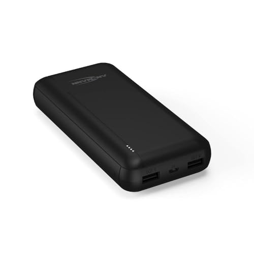 Ansmann Powerbank 20.000 Mah (1 Pce) - Batteria Esterna A Doppia Porta Con Indicatore Di Carica Led - Batteria Esterna Usb C Per Smartphone Samsung, G