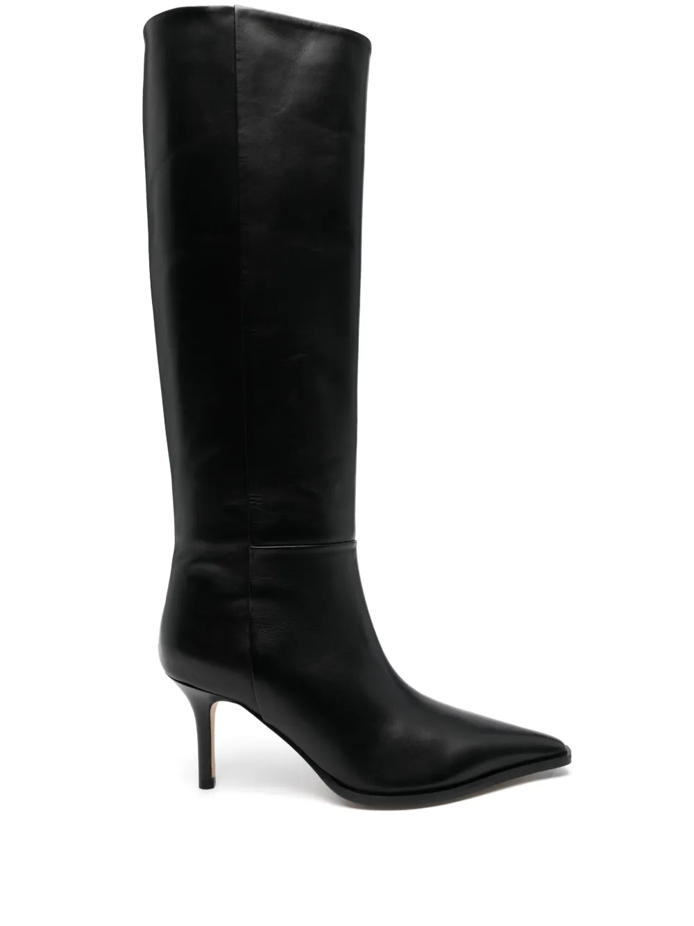 Aeyde 70mm leather boots - Nero