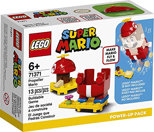 Lego Super Mario Propeller Mario Power-Up Pack 71371; Awesome Toy For Kids To Power Up The Mario Figure In The Adventures With Mario Starter Course (7