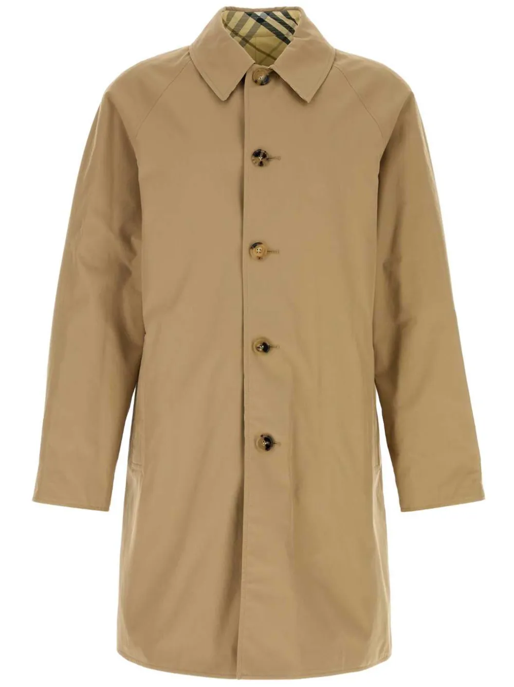 Burberry cotton reversible trench coat - Toni neutri