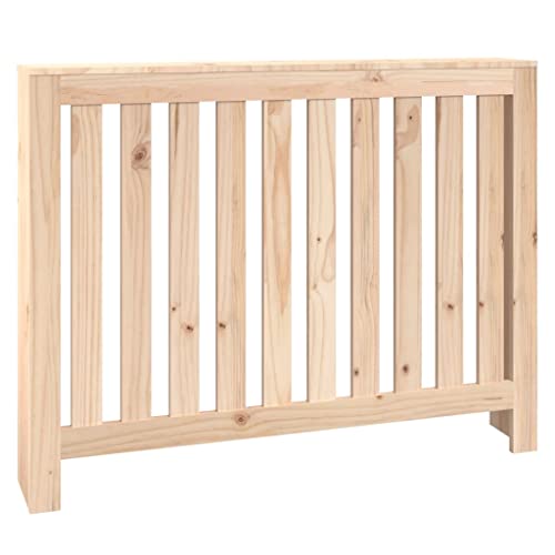 Vidaxl Copertura Termosifone 108,5X19X84 Cm In Legno Massello Di Pino