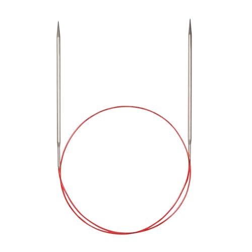 Addi Turbo Ferri Da Maglia Circolari, Metallo, White Bronze, 120 Cm, 6.0 Mm