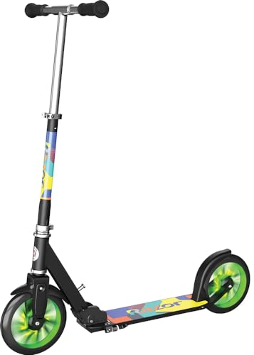 Razor A5 Lux Kick Scooter - Grandi Ruote Da 8", Pieghevole, Manubrio Regolabile, Leggero, Per Piloti Fino A 220 Libbre
