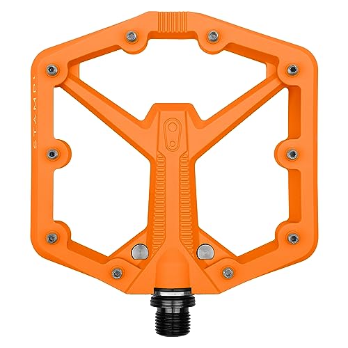Crankbrothers Stamp 1 - Pedale Mtb Versione 2, Grande, Colore: Arancione