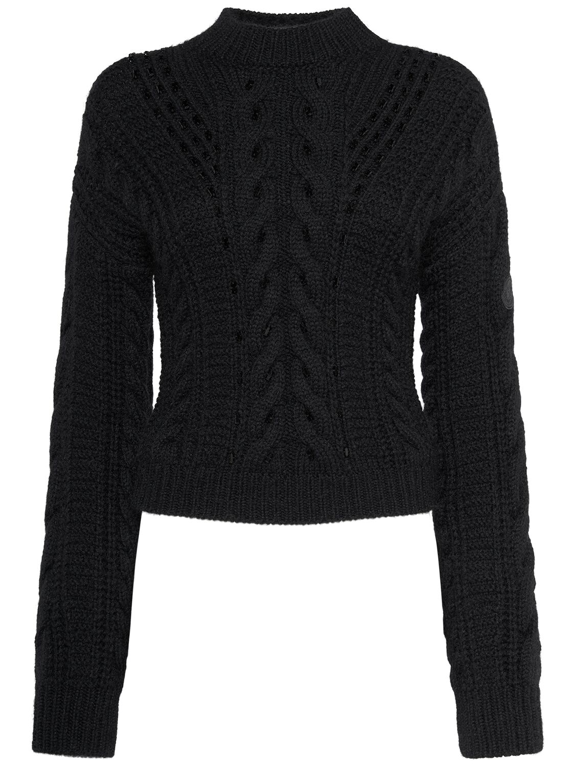 Maglia In Misto Mohair Con Ricami