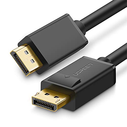 Ugreen Cavo Displayport A Displayport 4K 60Hz 2K 144Hz, Cavo Dp 1.2 Maschio A Maschio Supporta Scheda Grafica, Pc, Tv, Proiettore, Monitor Ecc (2M)